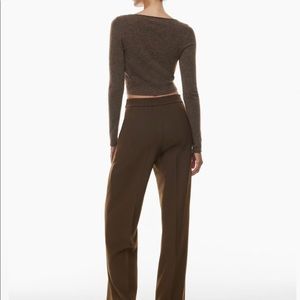 Aritizia Alanya pants - rich mocha brown